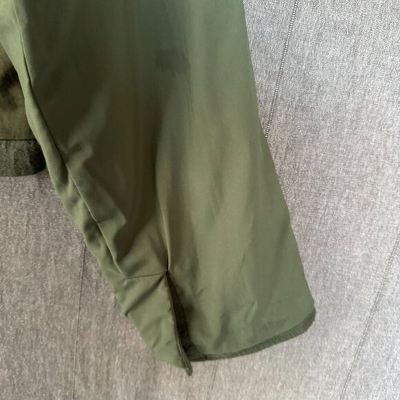 Madewell The Drop-Shoulder Linen Blend Foraged Green Boxy Crop Blazer Size XL - Picture 17 of 17